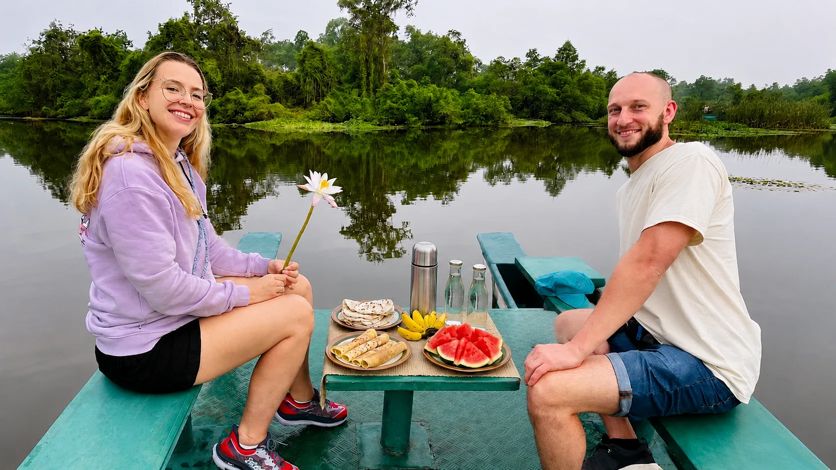 Kalametiya boat breakfast